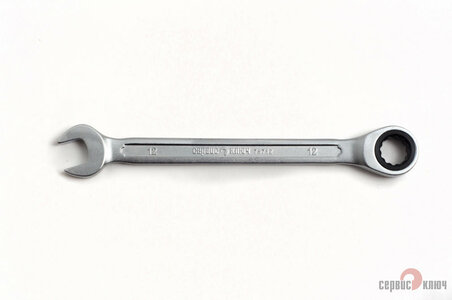 Ключ комбинированный рожково-накидной, трещеточный (СервисКлюч: 13*13 мм)