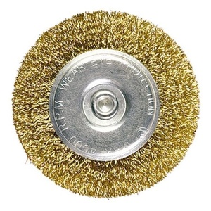 Щётка для дрели плоская, кручёная шпилька D100 (латунь) |Смоленск