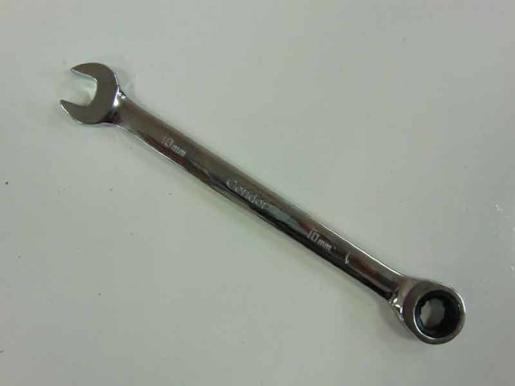 Ключ комбинированный рожково-накидной, трещеточный (СервисКлюч: 10*10 мм)