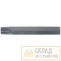Вставка 1/2" сплайн удлинен М10*75 мм FORCE