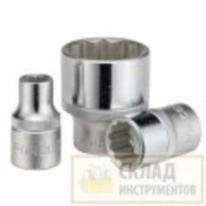 Торцевая головка 1/2 д12 гр 22 мм FORCE, артикул: 54922