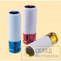 Торцевая головка 1/2 ударная глубокая тонкостен пласт 22 мм  6 гр FORCE