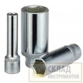 Торцевая головка 3/8 глубокая 14 мм  6 гр L=63 мм FORCE
