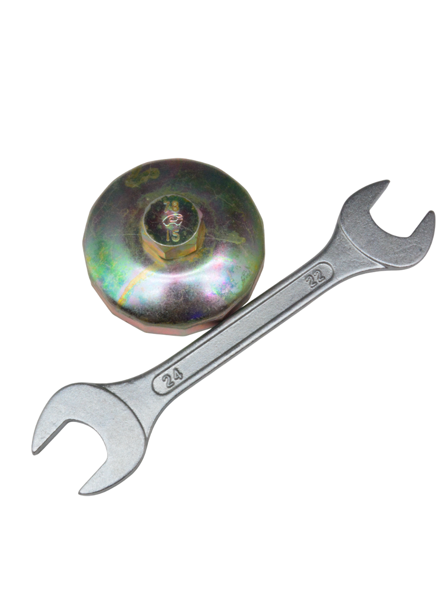 Съемник масляного фильтра 78 мм 15 граней с ключом 22х24мм АВТОМ-2