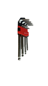 Набор  шестигранных ключей, 9 предметов (Автом Tool: 1.5, средний с шаром)