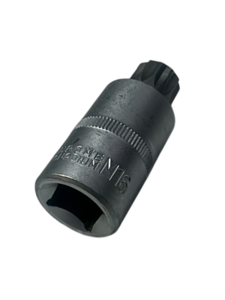 Головка со вставкой с отверстием (БМ: 1/2", SPLINE, М16, L=55 мм, CrV)