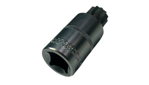 Головка со вставкой (БМ: 1/2", SPLINE, М18, L= 55мм, CrV)