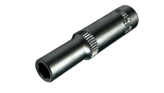 Торцевая головка глубокая (БМ: 1/4, 6 мм, 6-гран), артикул: 970606