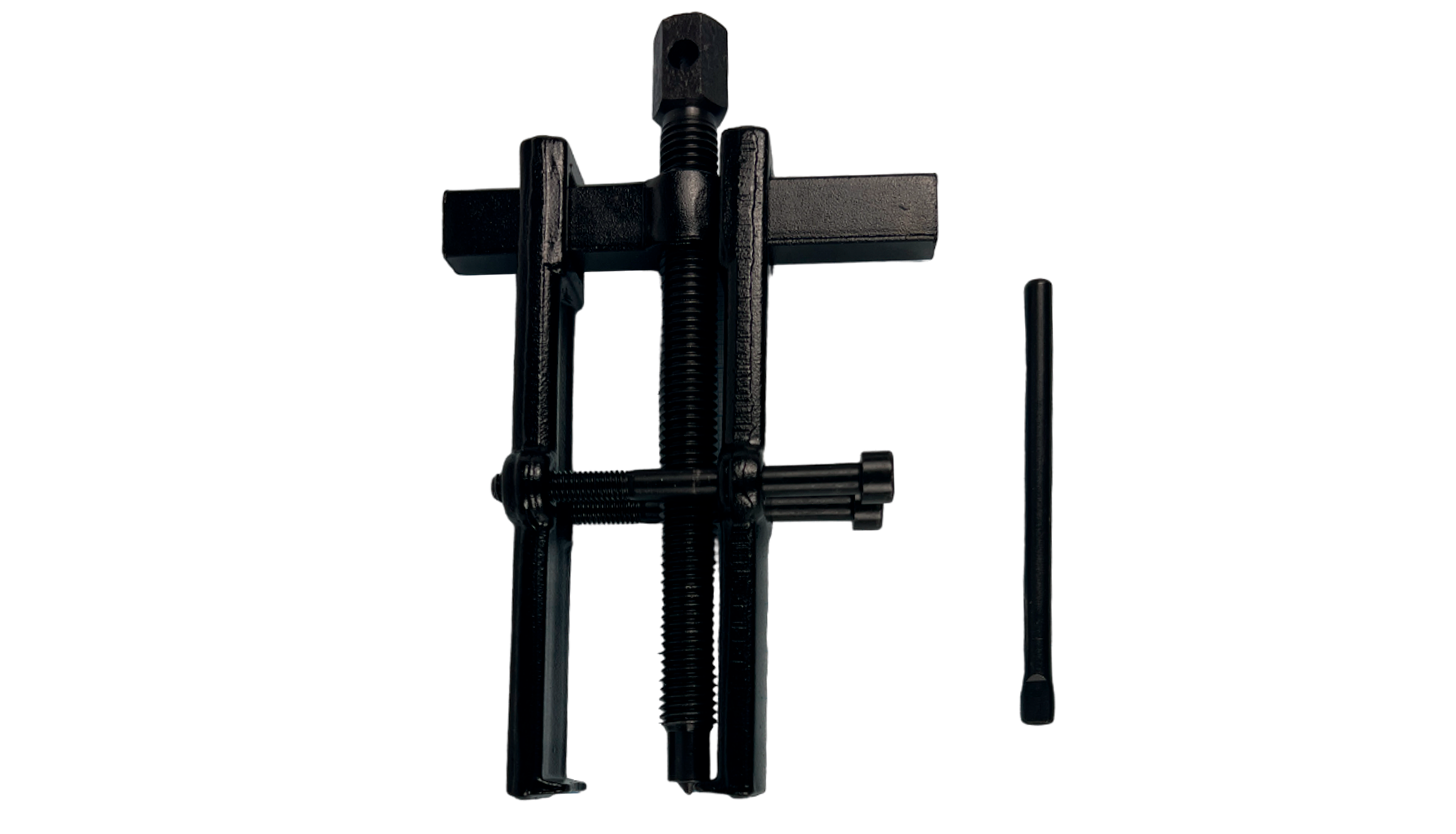 Съемник подшипников двухлапый с фиксатором (ДЕЛО МАСТЕРА: 150 мм, D55-105 мм)