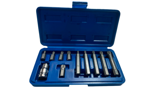 Набор бит (вставок) 11 предметов (Vorel: Spline, М5-М12), артикул: 66770