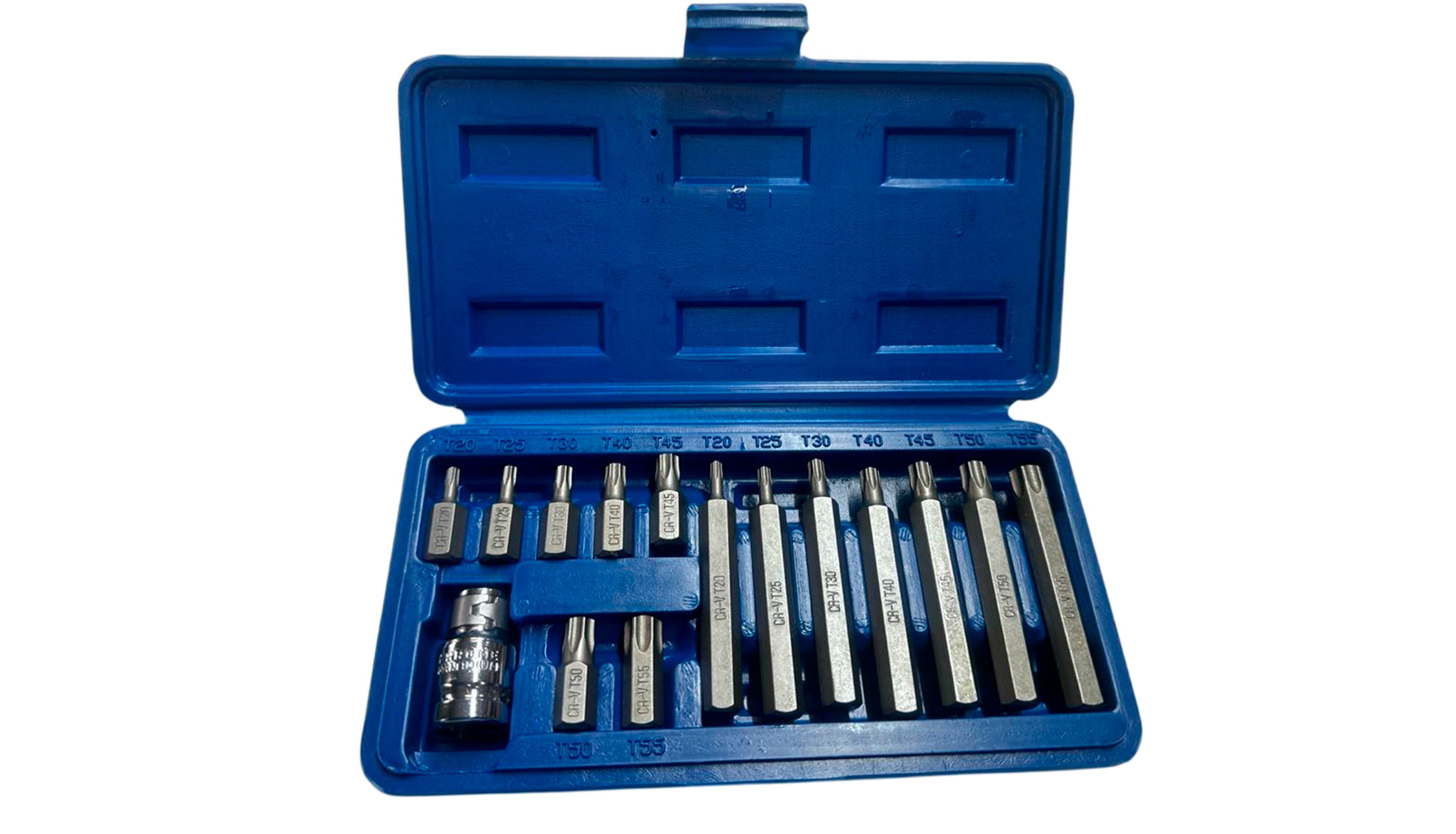 Набор бит (вставок) 15 предметов (Vorel: TORX, Т20-Т55)