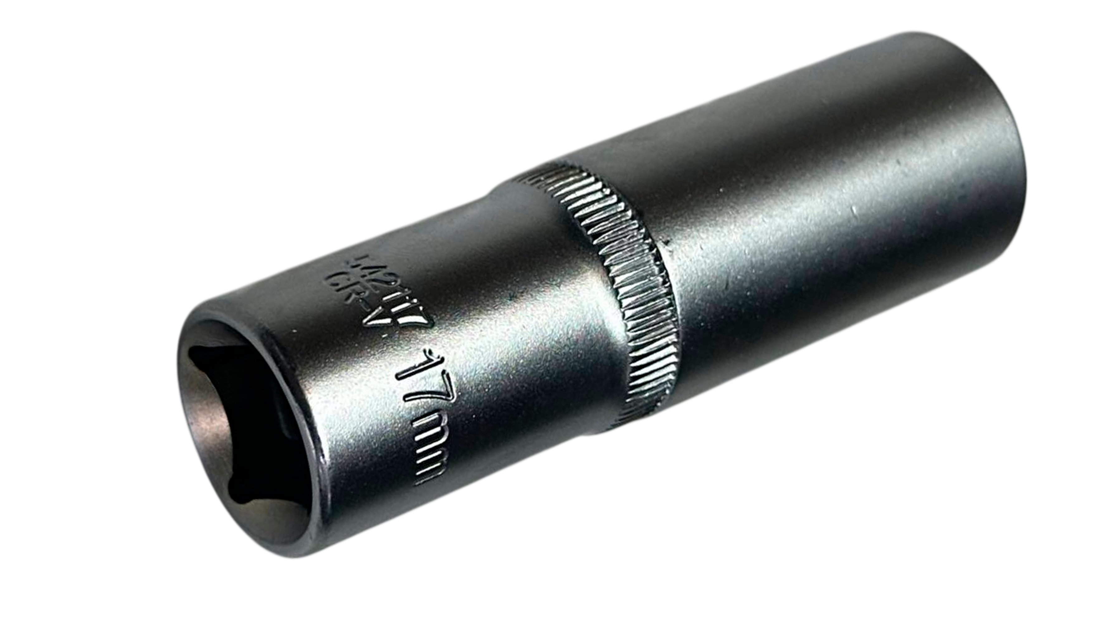 Головка торцевая глубокая (АвтомTool: 1/2, 17 мм, 6-гран)